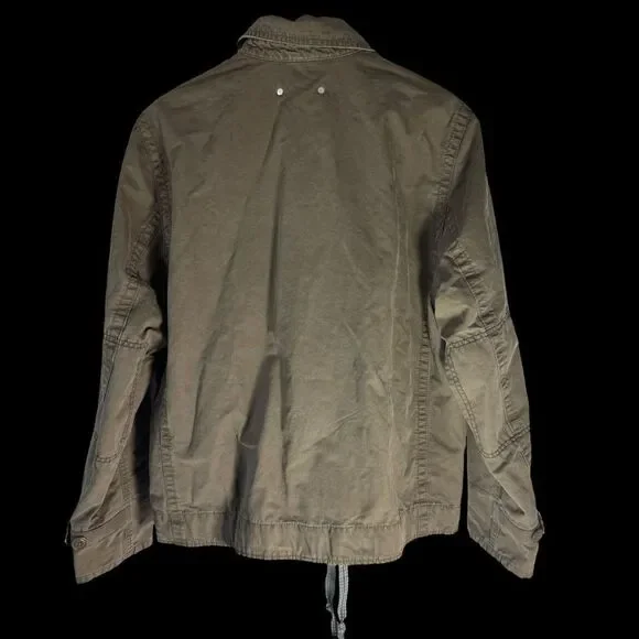 Gap 1969 Alpine Standard Issue Army Green‎ Military Style Utility Jacket Sz M